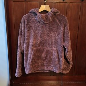 PINK size medium Sherpa hoodie